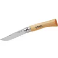 Opinel No 7 - Taschenmesser mit 7,7 cm Sandvikstahlklinge und Buchenholzgriff