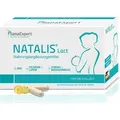 SanaExpert Natalis Lact, Nahrungsergänzung während der Stillzeit nach Schwangerschaft mit DHA, Folsäure, Lutein, Fenchel und Bockshornklee, Komb...