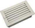 Warmluftgitter 35x23 cm weiß