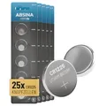 ABSINA 25X CR1225 Knopfzelle 3V Lithium - CR 1225 auslaufsicher & Lange Haltbarkeit - Lithium CR1225