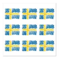 PAPSTAR 20 Serviette Schweden 3-lagig 1/4-Falz 33 cm x 33 cm Sverigeflagga