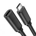 T-ProTek USB-C Verlängerung Kabel Ladekabel Datenkabel Adapter kompatibel für Google Pixel XL, Pixel 2, Pixel XL2
