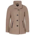Milo Winterjacke Mantel (Stehkragen) Nala taupebraun Damen schwarz 40