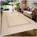 OTTO home Teppich Venedig Bordüre auch als Läufer erhältlich, rechteckig, Höhe: 3 mm, In- und Outdoor geeignet, Sisal-Optik, Wetterfest & UV-beständig beige 120 cm x 170 cm x 3 mm
