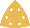 Bosch 5x EXPERT C470 Schleifblatt (für Farbe auf Holz, Hartholz, Ø 93x93 mm, Körnung 400, Professional Zubehör Deltaschleifer)