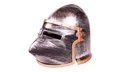 Holzspielerei Spielzeug-Helm Ritterhelm royal silber