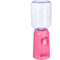 Relaxdays Wasserspender Kunststoff Pink Ohne Strom 47,5 cm x 17 cm 400 g