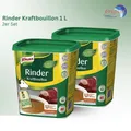 Knorr Rinder Kraftbouillon Rinderbrühe Suppe Bouillon Brühe Rind würzig 2 x1 L