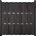 GroJa Bausatz DB7 Fertigzaun DIY ohne Pfosten 180 cm x 180 cm Anthrazit