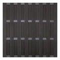 GroJa DIY WPC-Zaun Bausatz 180x180 anthrazit - Qerleiste anthrazit 4250260972708