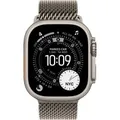 Watch Ultra 3, Smartwatch titan, 49 mm, Milanaise Armband Titan Natur M, Titangehäuse, Cellular