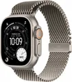 Apple Watch Ultra 3 GPS + Cellular 49mm Natural Titanium mit Milainaise-Armband medium natur