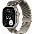 APPLE Watch Ultra 3 GPS + Cellular 49mm Natürliches Titan Case mit Natürlichem Titan Milanaise Loop - Medium