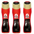 3x Erdal Express Pflegeglanz Schwarz Mandelöl frischt Farbe auf Schuhcreme