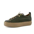 Paul Green Damen Low-Top Sneaker - Turnschuhe mit Komfort-Eva-Sohle - Damenschuhe - Alltag & Büro Sneaker Damen - Grün 42x