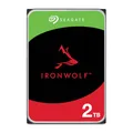 Seagate IronWolf 2 TB, NAS Interne Festplatte HDD, 3.5 Zoll, 5400 U/Min, CMR, 64 MB Cache, SATA 6 GB/s, silber, inkl. Data Rescue Service (ST2000VNZ03)