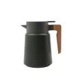 House Doctor - Thermoskanne Cole mit Holzgriff - Design Edelstahl Isolierkanne