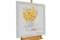 KunstLoft® Acryl Gemälde 'Sonnige Blüten' 40x40cm | Bild handgemalt