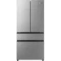 Hisense RF540N4SBI2 French Door Kühlschrank Gefrierschrank NoFrost Plus Inverter Kompressor ConvertActive CrispZone 1817cm 302L Kühlschrank 178L Gefrierschrank 40dB 310kWh pro Jahr Edelstahloptik Energieklasse E