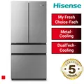 French Door Kühl-Gefrier-Kombination Hisense RF540N4SBI2 181,7cm 480L NoFrost