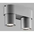 Deckenleuchte LIGHT-POINT, dimmbar, Metallisch, für Wohnzimmer, Aluminium - 6 - 16