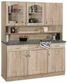 wiho Küchen Küchenbuffet Linz 150 cm breit, in Landhaus-Optik