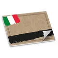 itenga Tischset Platzset mit Flaggenmotiv Ländermotiv I Papier I DIN A3 50 Blatt I ideal als Gedeckunterlage bei verschiedenen Anlässen Geburtstagen Mottopartys (Italien Buon Appetito)
