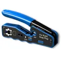3 in 1 Crimpzange Netzwerkwerkzeug, Presszange für RJ45 Stecker Abisolieren, Schneiden und Crimpen für CAT5, CAT5e, CAT6, CAT6a, CAT7 (8P)