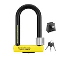 Kryptonite New York Lock Diamond Standard Bügelschloss, doppellagiger Stahlbügel mit Diamantbeschichtung, Sicherheitslevel 10+/10, flexsicher, für Fahrräder, E-Bikes, Motorräder, 2,3kg, 17,3 x 27,1 cm