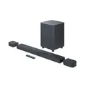JBL Bar 800 - 5.1.2 Dolby Atmos Soundbar mit Surround-Lautsprechern & kabellosem Subwoofer - Schwarz