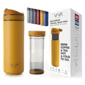 VIVA Scandinavia V82052 Recharge Pro Reisebecher neu Erfunden, Senf, 520ml Kapazität, 23cm Höhe