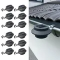 Hossi’s Wholesale Dachrinnen Solarleuchten | RAL 7016 Anthrazit | Solar Dachrinnenleuchten für außen | Solarleuchte Dachrinne warmweiß (Anthrazit, 12 Stück)