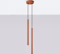 Pendelleuchte PASTELO 2 roter Ocker 2xG9 8W Stahl 104x15x15cm Sollux Lighting