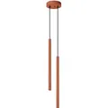 Pastelo Moderne Cluster Drop Pendelleuchte 2 Rot Ocker - Sollux