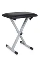 Keyboardsitzbank GEWA Metall KEBA-10 s  silber, 41-51 cm höhenverstellbar,