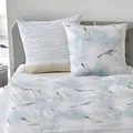 Traumschlaf Seersucker Bettwäsche Möwen 160x210cm + 65x100 cm