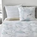 Traumschlaf Seersucker Bettwäsche Möwen 160x210cm + 65x100 cm - blau;beige