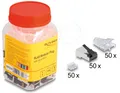 DELOCK 66906 - RJ45 Modularer Stecker Cat.6, mit robuster Rastnase, 50 Stück
