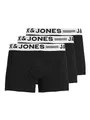 JACK & JONES Herren sense trunks 3-pack Boxershorts, Black 2, XXL EU