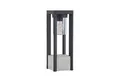 Lucande Außen-Stehlampe Kalisa, Metall, Alu IP44, 1 x 40 W