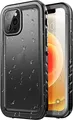 SPORTLINK für iPhone 12/12 Pro Wasserdicht Hülle - 360 Grad Outdoor Schutzhülle kameraschutz Displayschutz [IP68 Waterproof] [6FT Stoßfeste Hard Case ] Panzerhülle Komplettschutz Handyhülle Schwarz