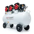 Starkwerk Flüsterkompressor Druckluft Kompressor SW477/10 10 Bar 3,3 KW 100Liter