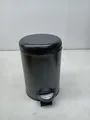 WENKO Kosmetik Treteimer Leman Schwarz 3 l