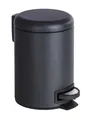 WENKO Kosmetikeimer Model Leman in matt-schwarz, 3l
