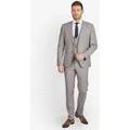 SteffenKlein Anzug Slim-Fit (3-tlg) beige 54