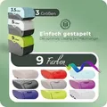 Novaliv Gemüsebox Set perlmut Kartoffel Aufbewahrungsbox Vorratsdoseset Zwiebeltopf Knoblauchbox Obsttopf