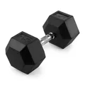 Gummierte HEX-Gusseisenhantel 25 kg - UpForm