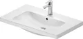 Duravit D-Code Waschtisch, mit Hahnloch, mit Überlauf, 800x480x165mm, Weiß