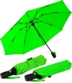iX-brella Taschenregenschirm Reverse umgekehrt öffnender Fiberglas-Automatikschirm, mit bunten stabilen Speichen