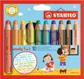 STABILO Multitalentstift woody 3 in 1 10er Karton Etui